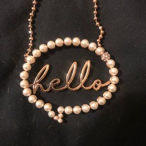 Pearl statement necklace